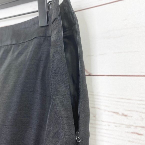 NINE WEST Career Straight Black Skirt Sz 12 - Picture 3 of 5